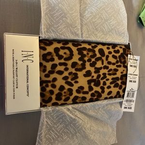 International Concepts 3-1 wallet clutch with removable passport case&coin purse
